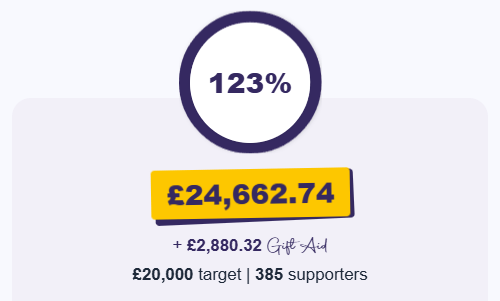 Balls to Parkinson's raised nearly £28,000 including gift aid